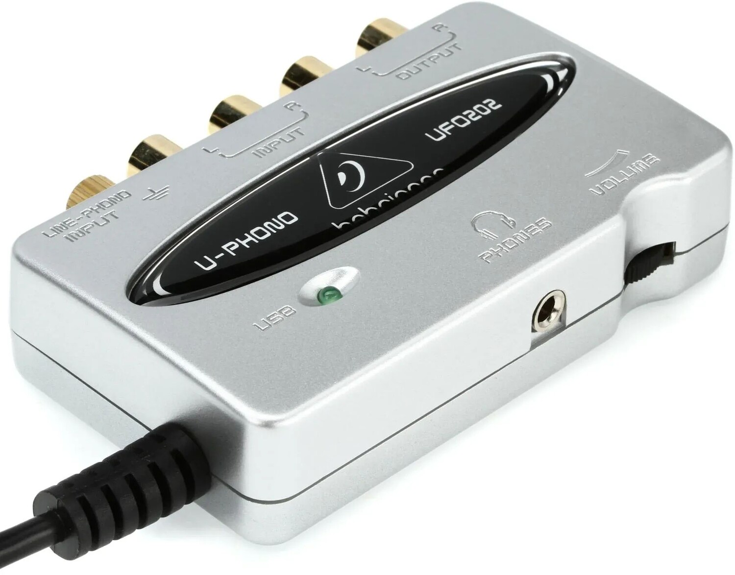 

USB-аудиоинтерфейс Behringer U-Phono UFO202 с фонокорректором