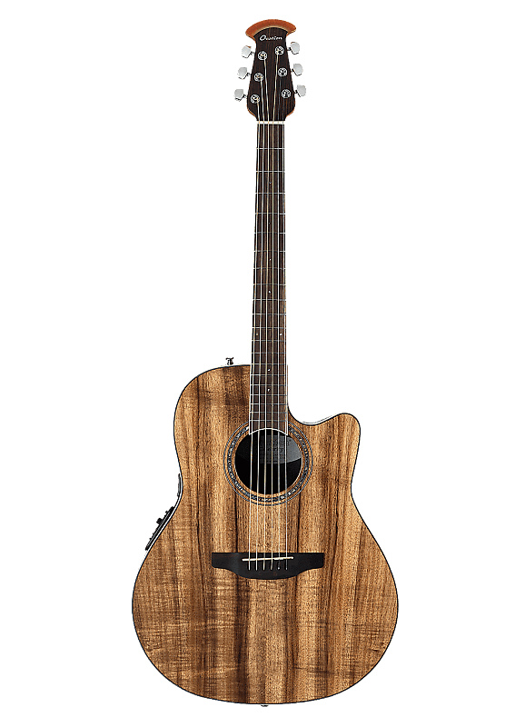 Акустическая гитара Ovation CS24P-FKOA Celebrity Mid-Depth Lyrachord Body 6-String Acoustic-Electric Guitar w/Gig Bag