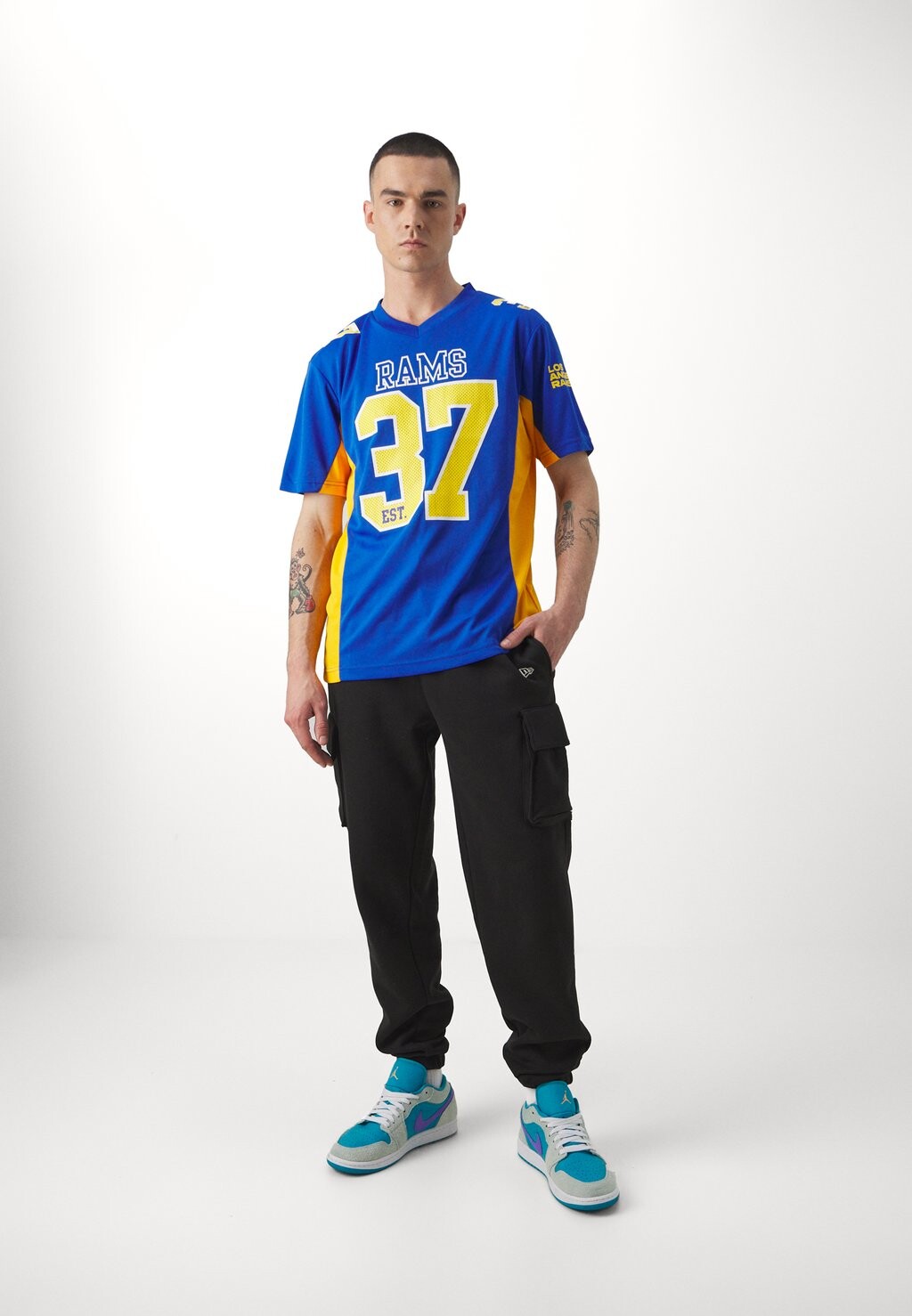 

Футболка с принтом Nfl Los Angeles Rams Core Franchise Fanatics, цвет game royal/yellow gold