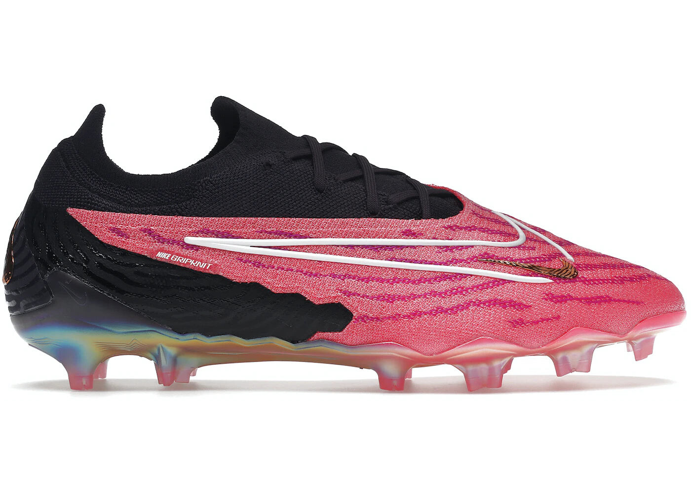

Кроссовки Nike Gripknit Phantom GX Elite FG, ярко-розовый / белый