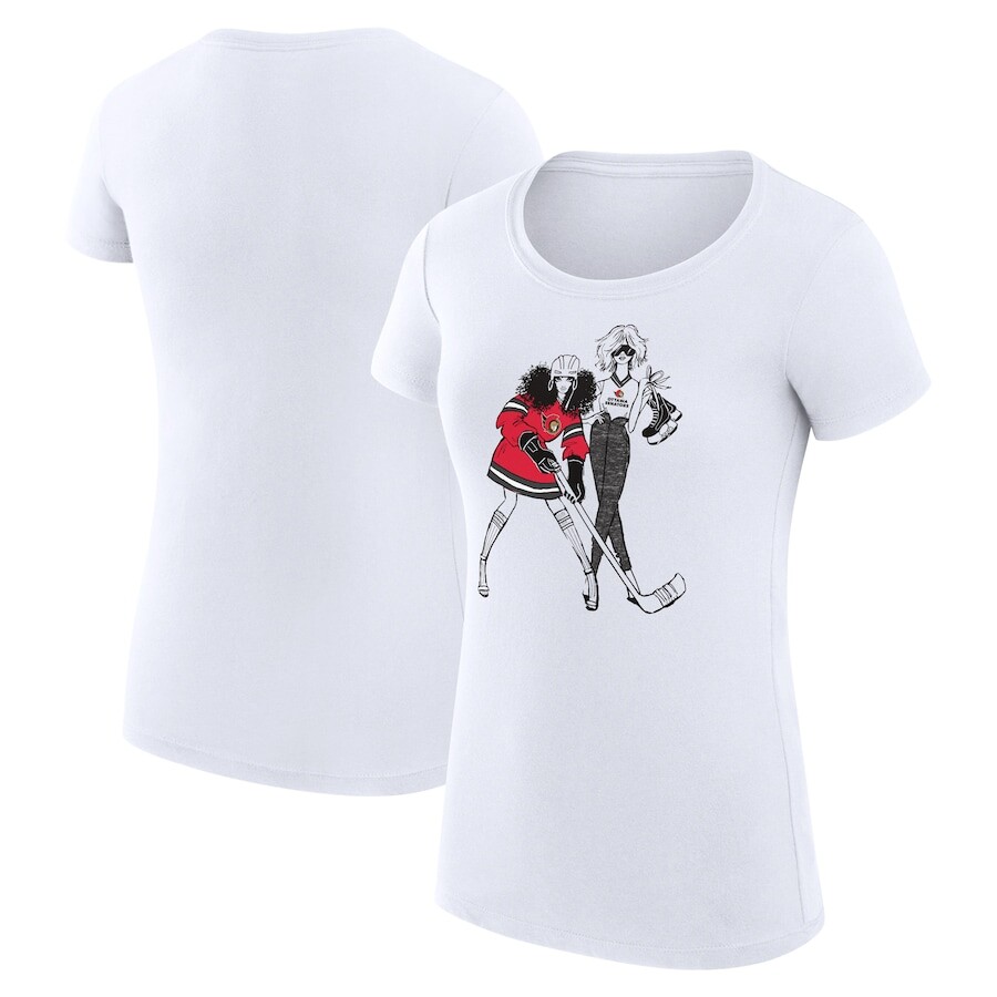 

Футболка с коротким рукавом G-III 4Her by Carl Banks Ottawa Senators, белый