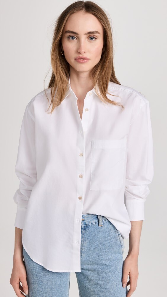 

Рубашка AYR The Deep End Button Down, белый