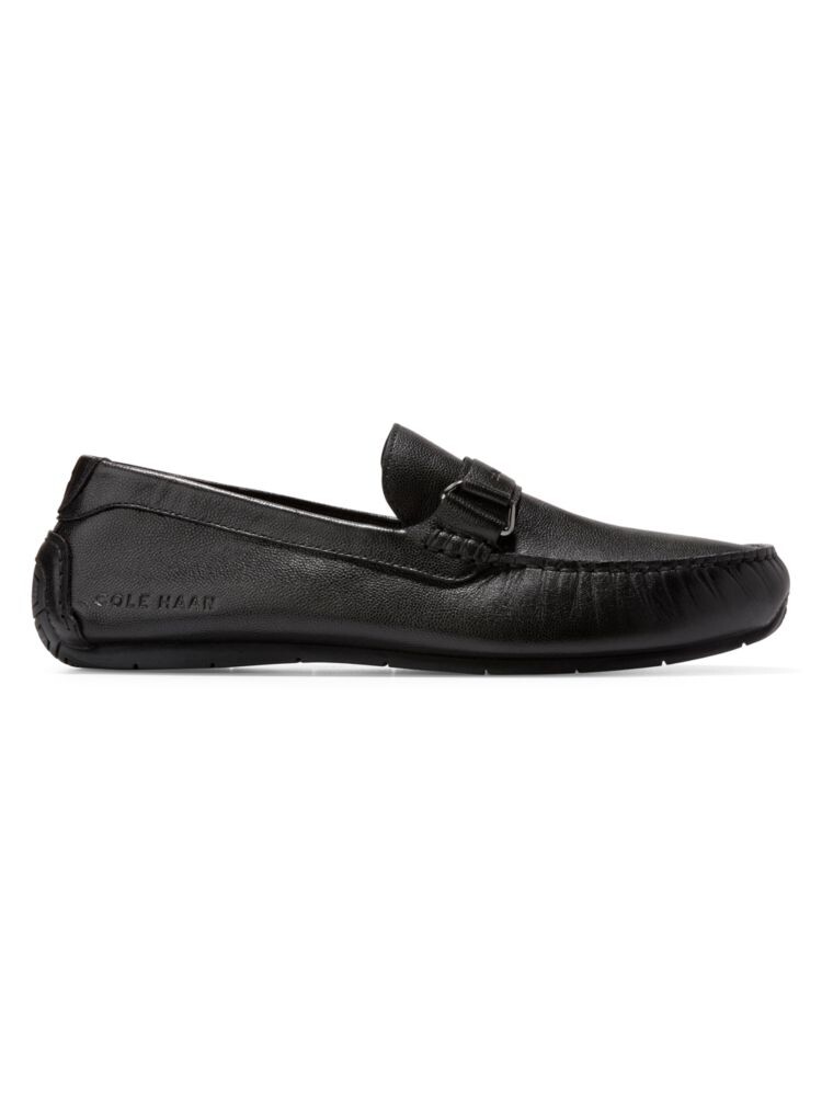 

Кожаные мокасины Grand City Bit Cole Haan, черный