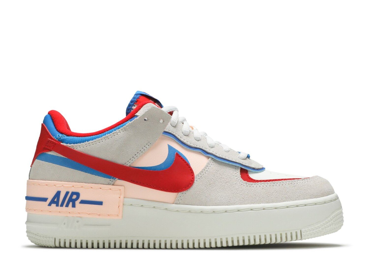 

Кроссовки Nike Wmns Air Force 1 Shadow 'Sail Royal Red', коричневый