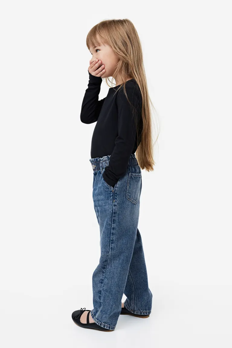 

Джинсы свободного кроя H&M, синий
