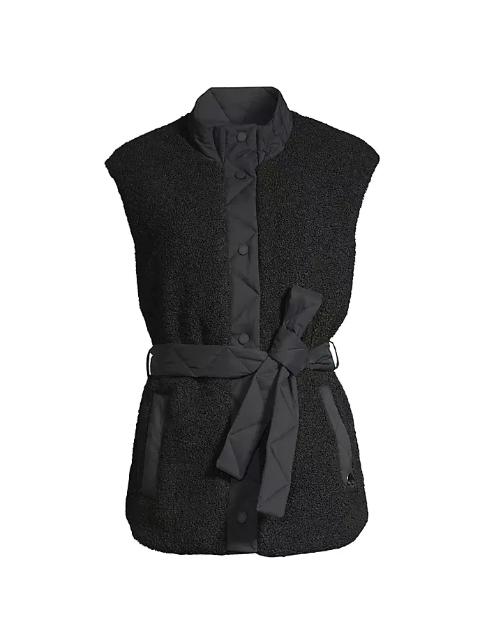 

Жилет St. Clair из шерпы с поясом Moose Knuckles, черный
