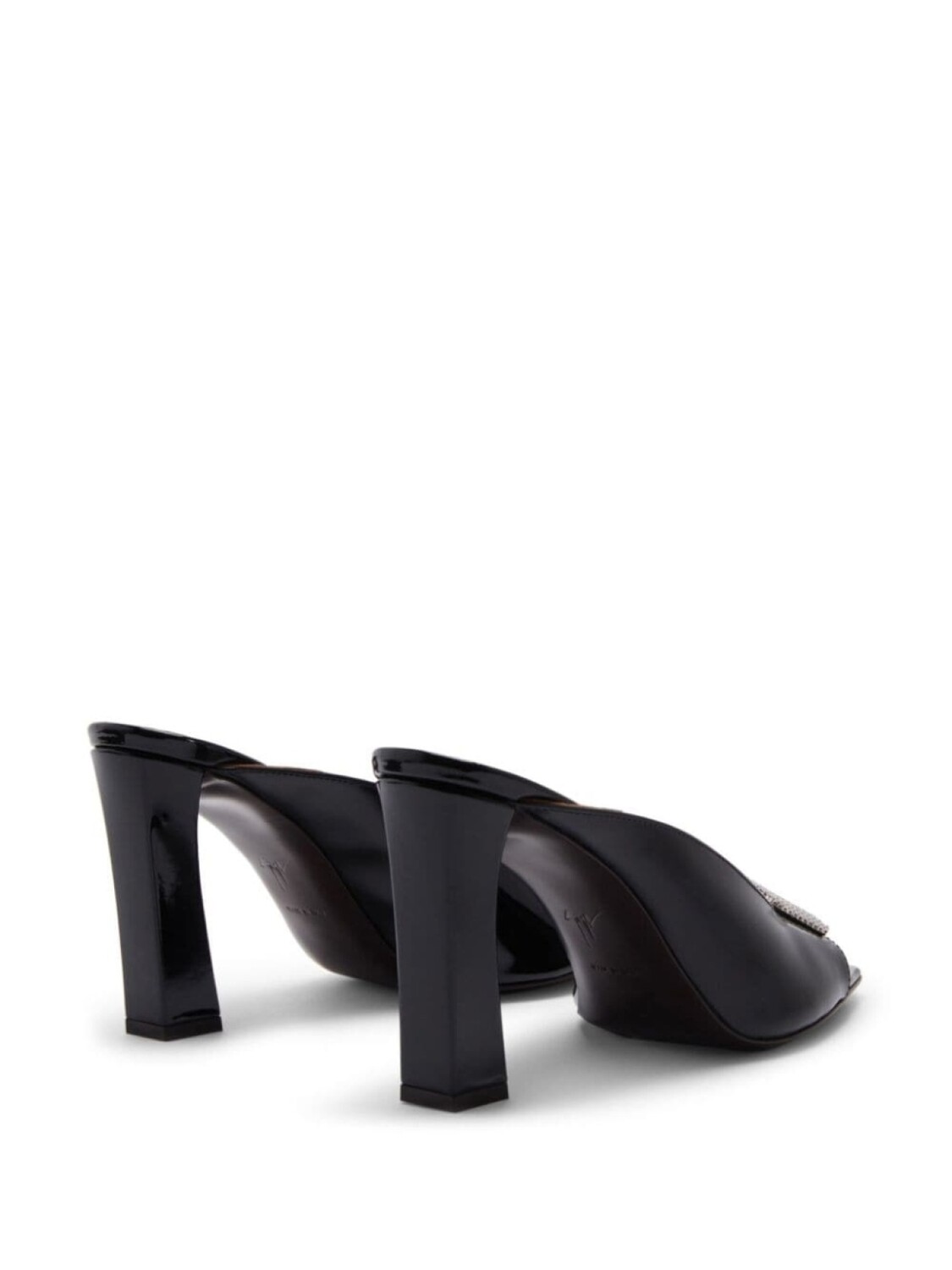

Giuseppe Zanotti мюли Mya с кристаллами, черный