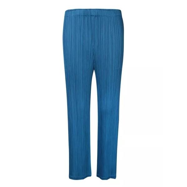

Брюки cropped design trousers Issey Miyake, синий