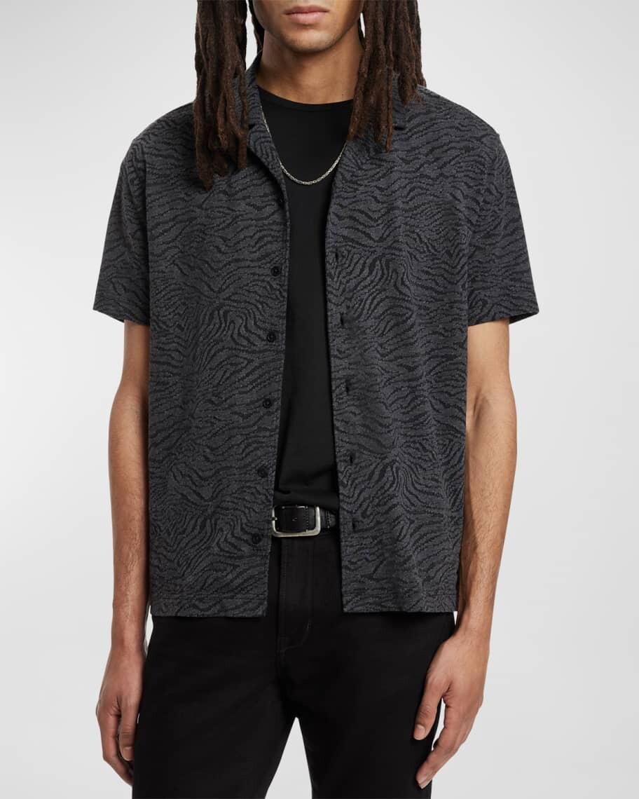 

Мужская рубашка Lawrence Zebra из жаккарда Camp John Varvatos