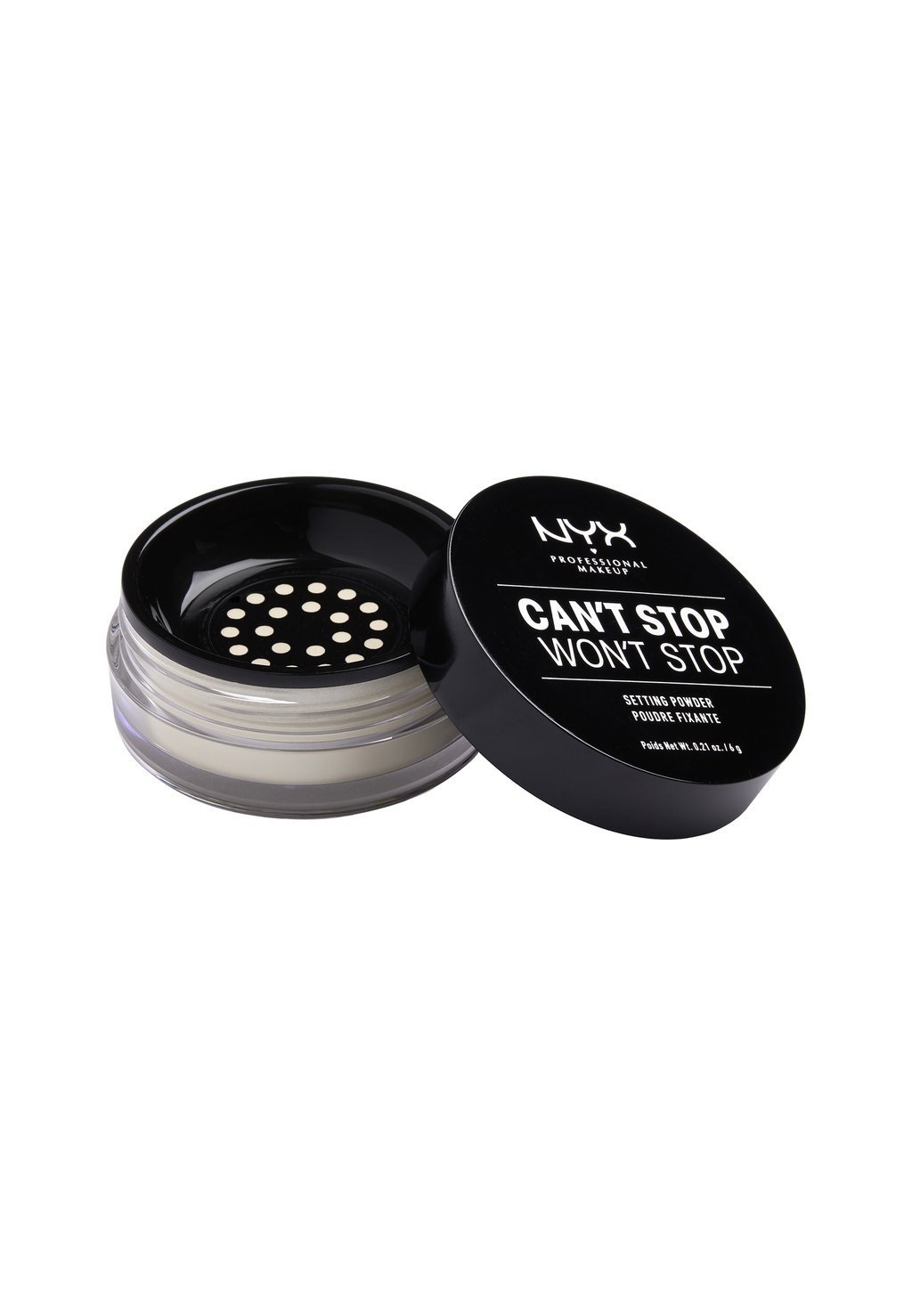 Фиксирующий спрей и фиксирующий порошок CAN´T STOP WON´T STOP SETTING POWDER Nyx Professional Makeup, цвет 1 light фотографии