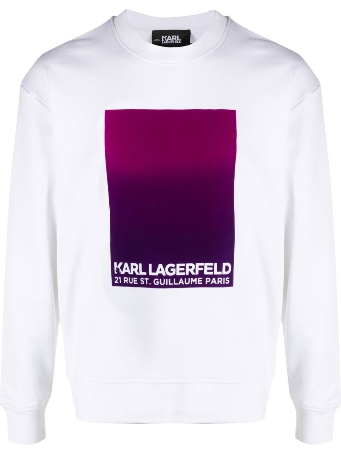 

Karl Lagerfeld толстовка с логотипом, белый