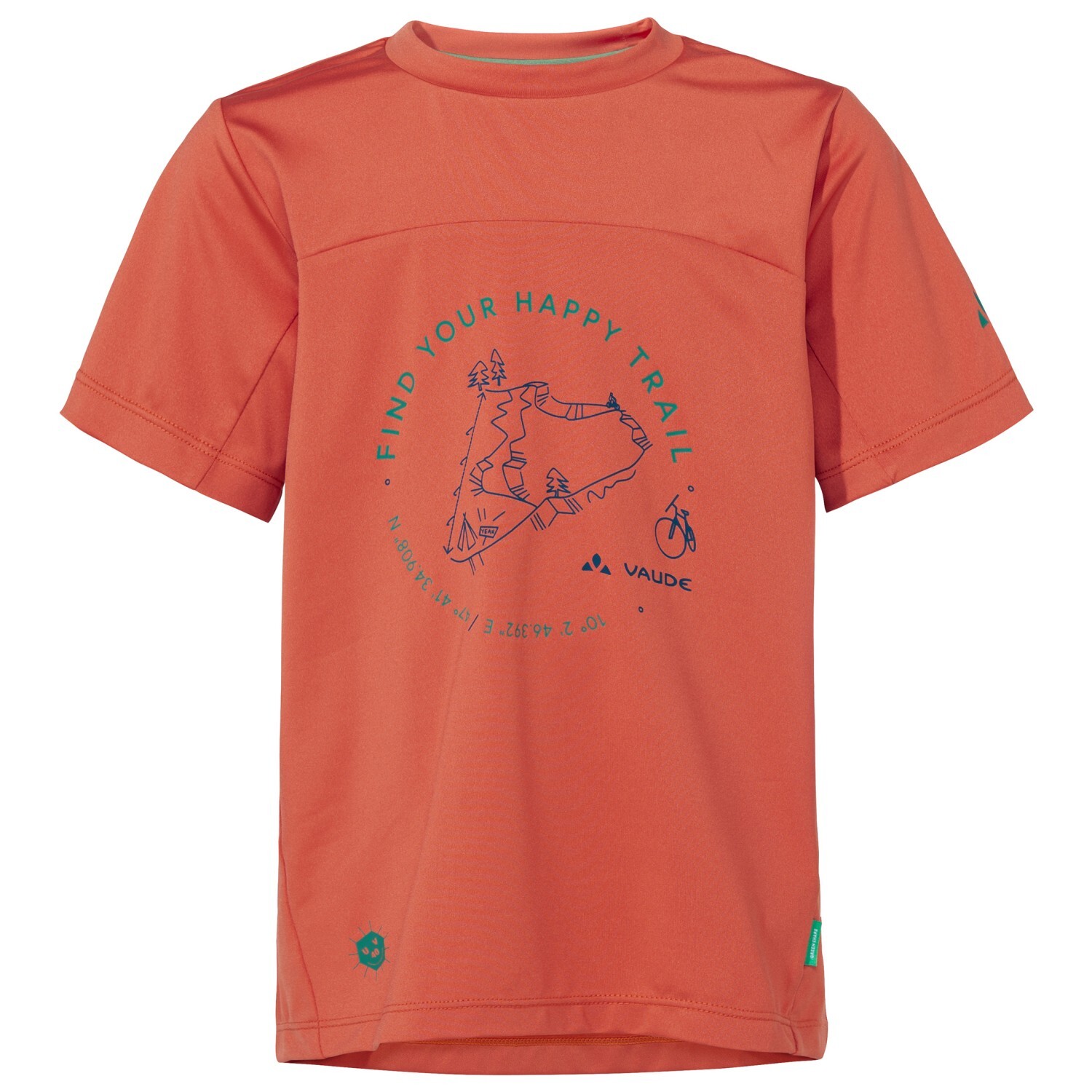 

Функциональная рубашка Vaude Kid's Solaro T Shirt II, цвет Hotchili