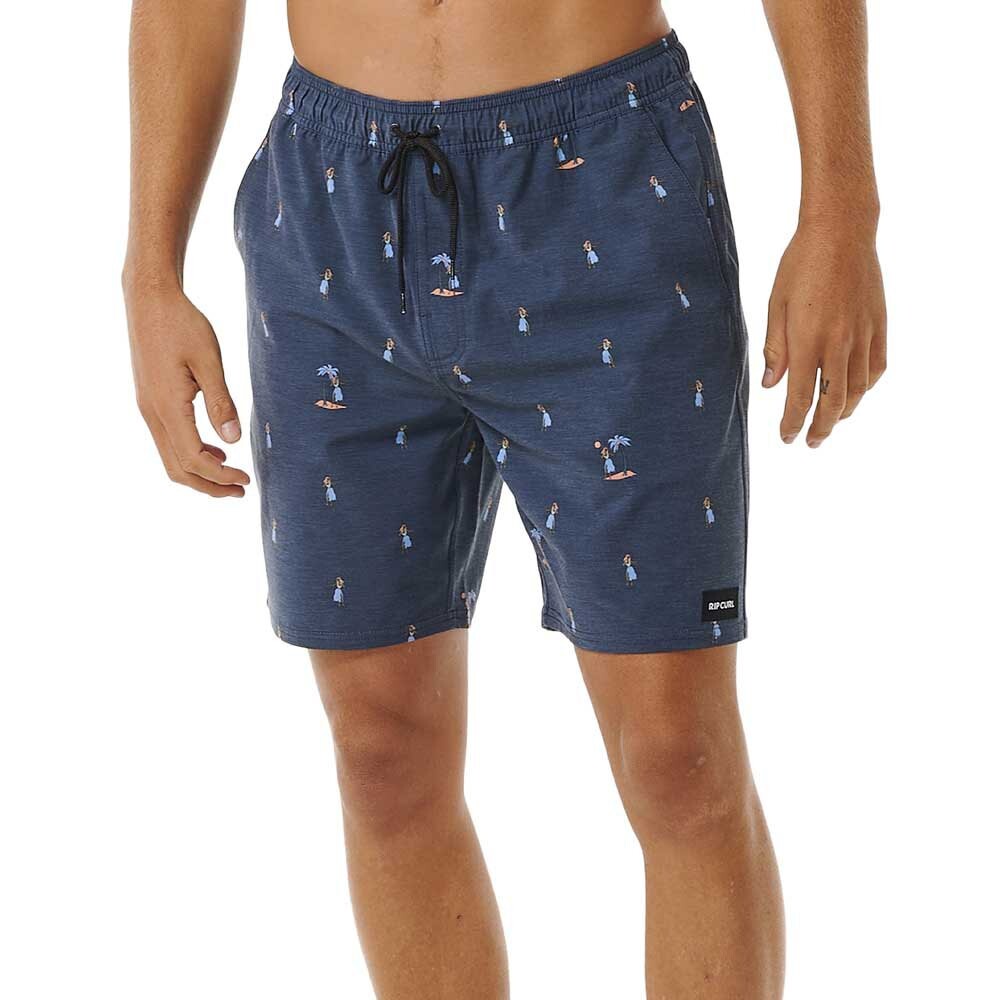 

Шорты для плавания Rip Curl Hula Breach Volley Swimming Shorts, синий