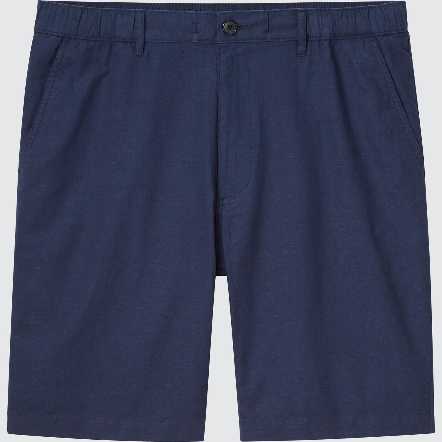 

Льняные шорты Uniqlo, темно-синий