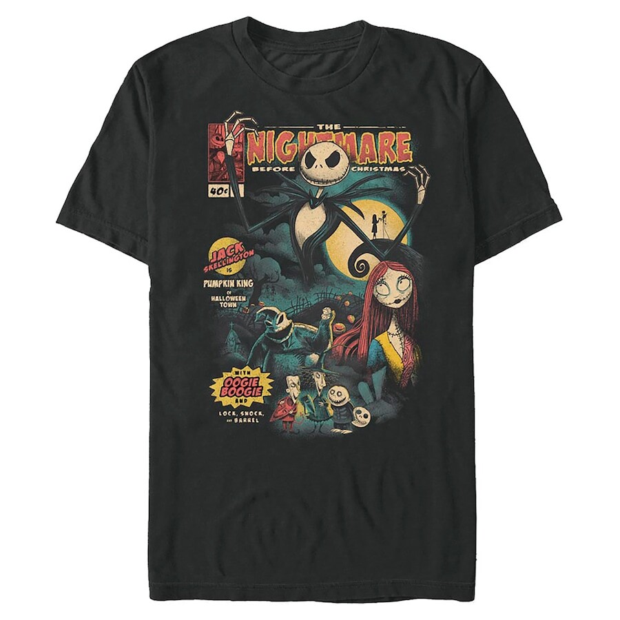

Футболка с коротким рукавом Mad Engine The Nightmare Before Christmas, черный