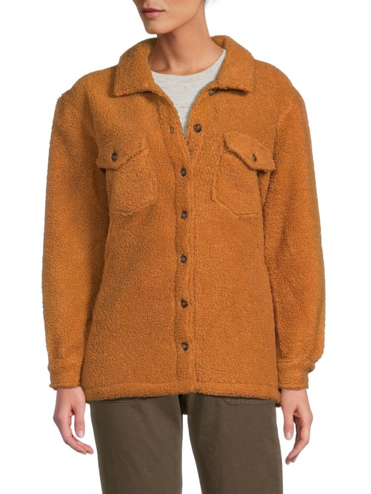 

Рубашка из искусственной овчины Marine Layer, цвет Cashew