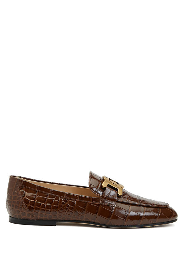 

Женские кожаные лоферы Tod'S, коричневый
