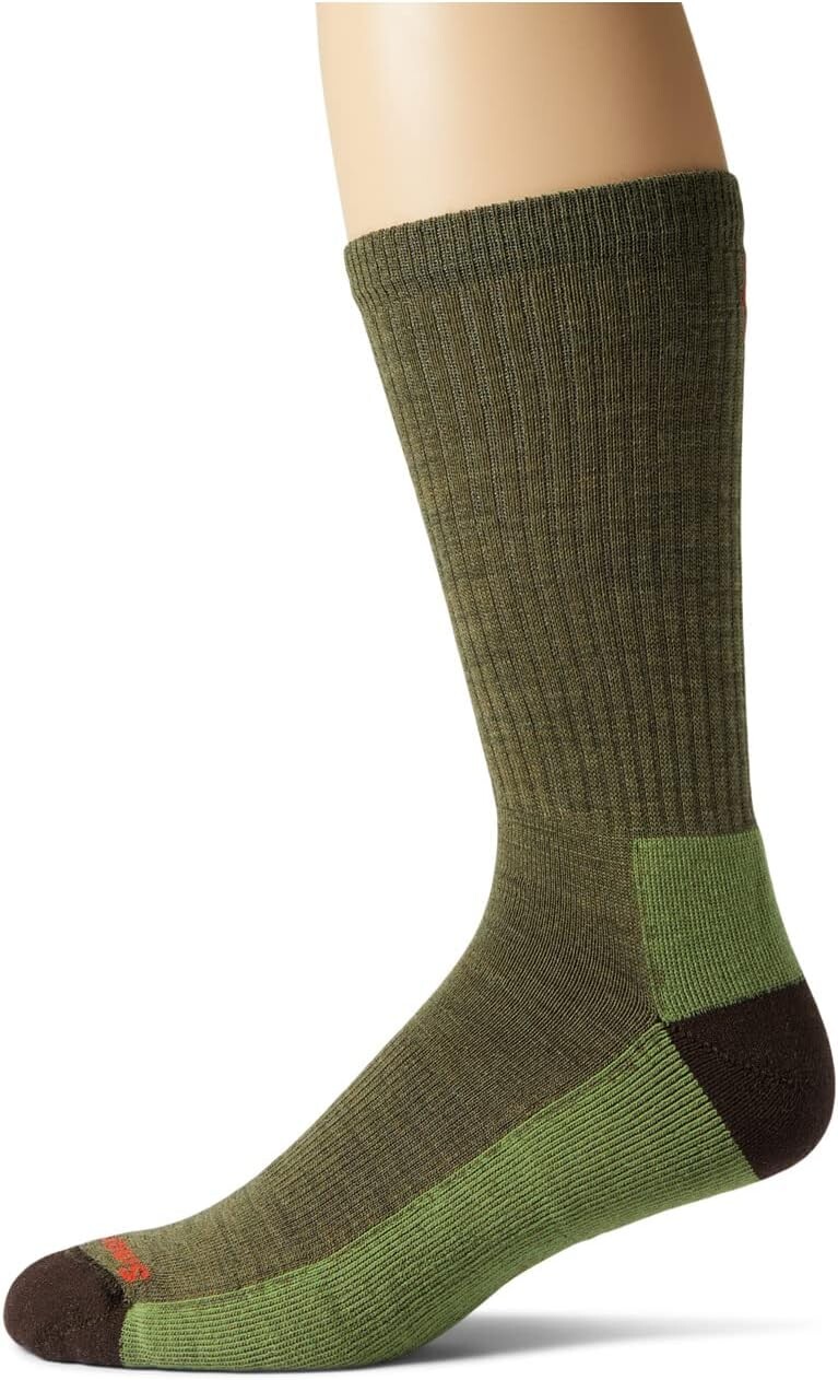 

Повседневные однотонные носки в рубчик Smartwool, цвет Winter Moss