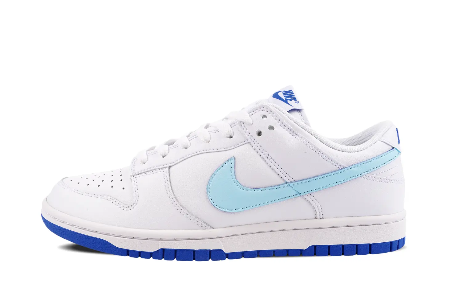 

Кроссовки Nike Dunk Skateboarding Shoes Women's Low-top White/blue, белый/синий