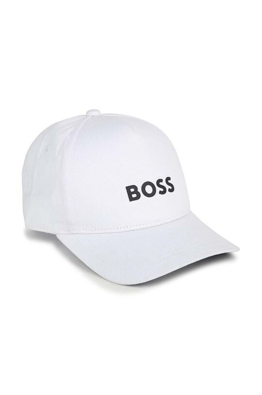 

Boss Детская хлопковая бейсболка, белый