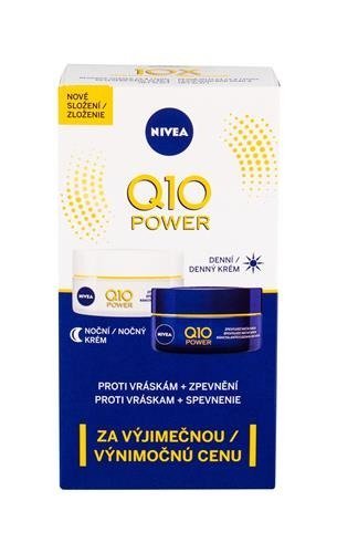 НАБОР Дневного крема для лица NIVEA Q10 Power для женщин: 50 мл дневного крема Q10 Plus + 50 мл ночного крема Q10 Plus