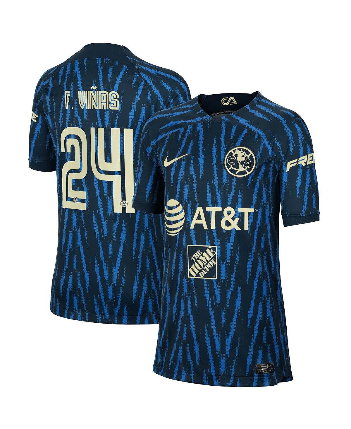 

Реплика джерси игрока Big Boys Federico Vinas Blue Club America 2022/23 Nike