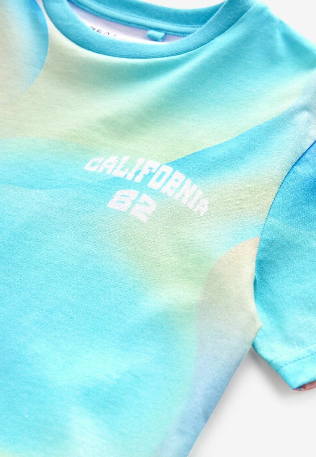 

Футболка с принтом All Over Short Sleeve Standard Next, синий