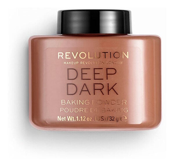 

Makeup Revolution, Loose Baking Powder, рассыпчатая пудра Deep Dark, 32 г