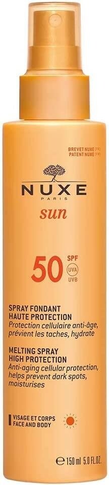 

Nuxe Spray Fondant Солнцезащитное молочко для лица и тела SPF 50 150 мл