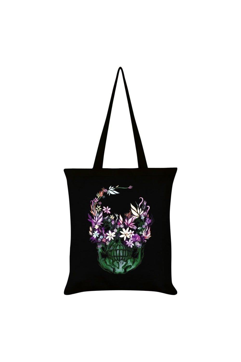 Большая сумка-тоут Skull Bloom Unorthodox Collective, черный