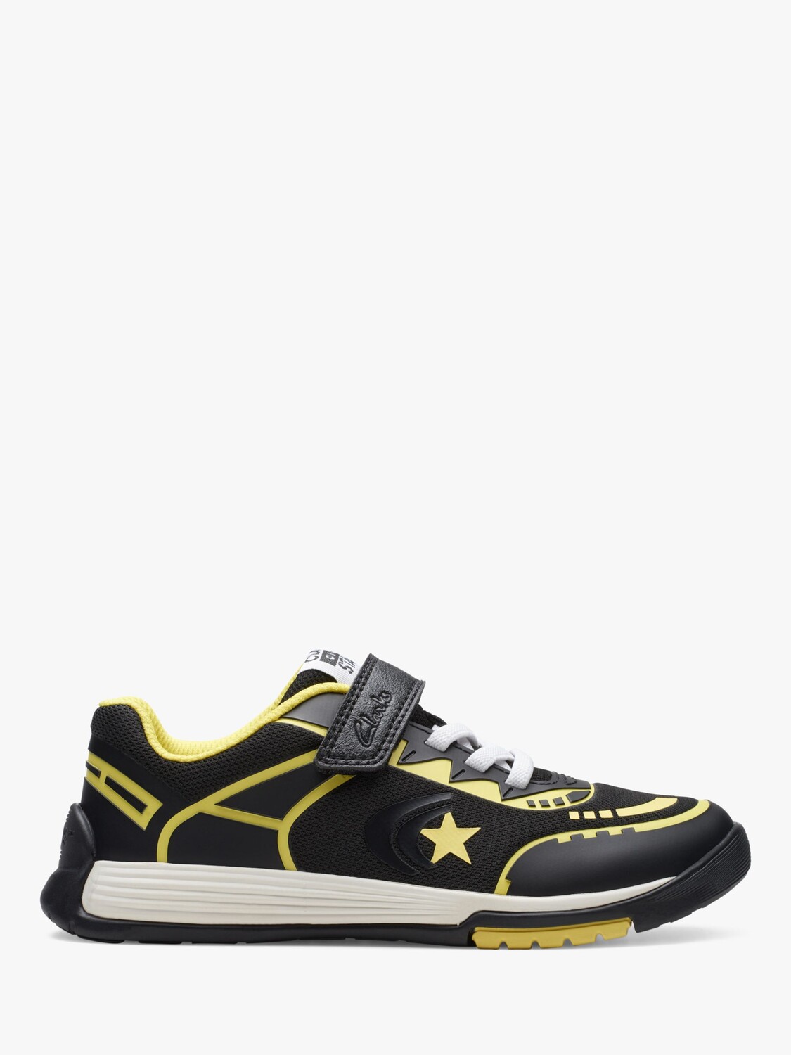 

Детские кроссовки Cica Star Flex Clarks, черный желтый