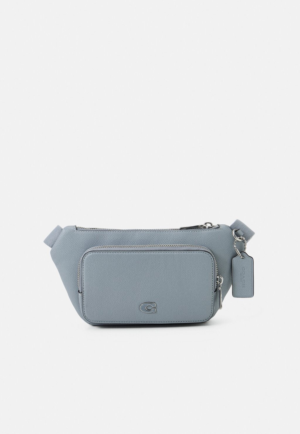 

Поясная сумка BELT BAG IN CROSSGRAIN Coach, серо-синий