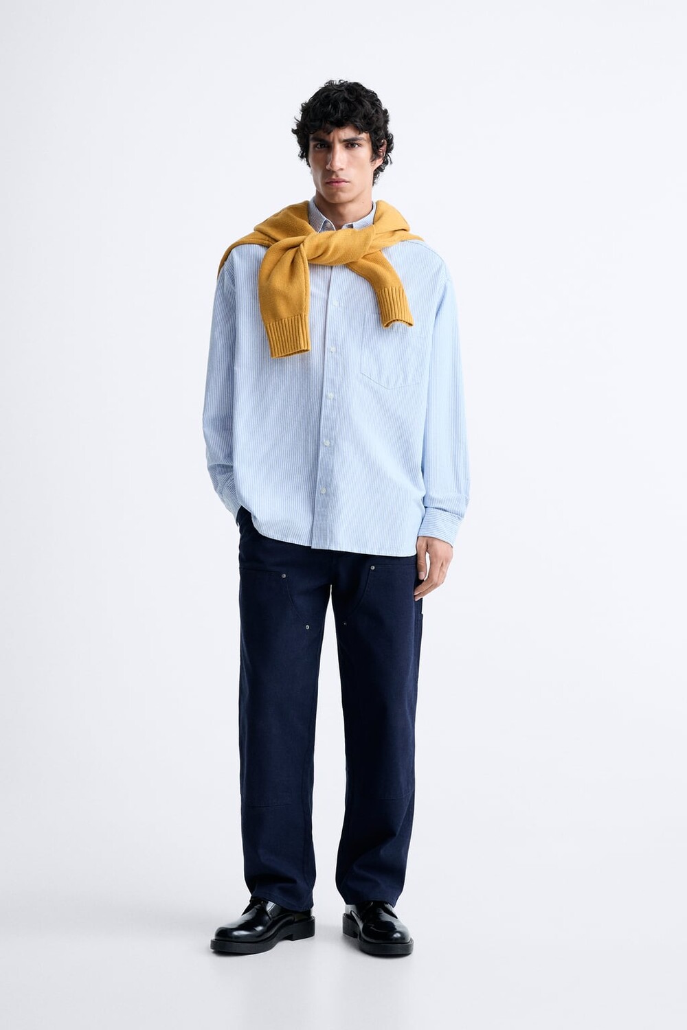 

Оксфордская рубашка оверсайз ZARA