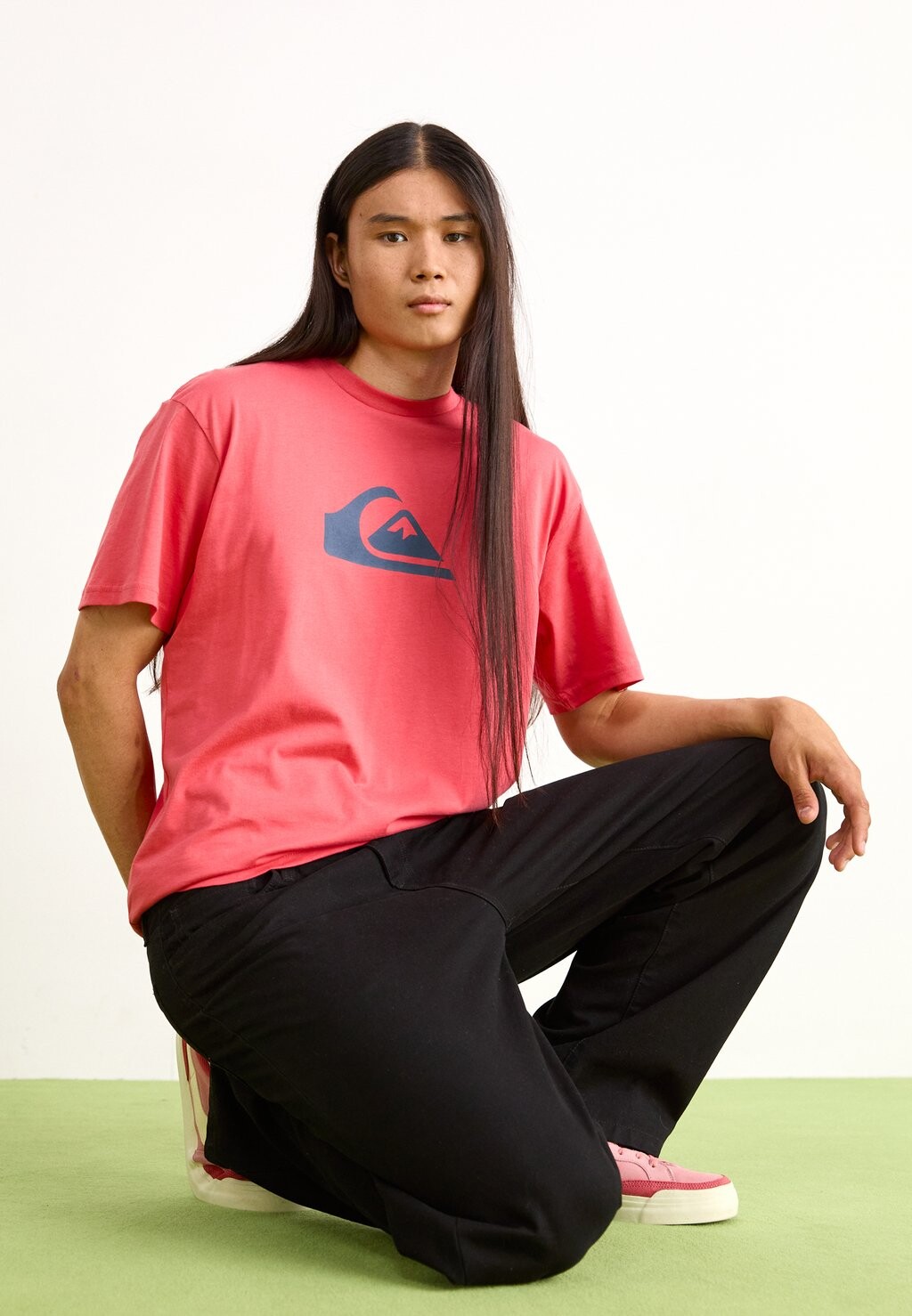 

Футболки с принтом COMP LOGO UNISEX Quiksilver, красный