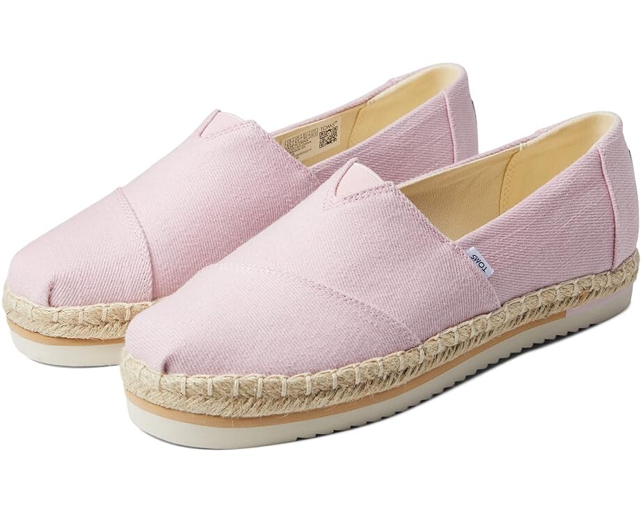 Лоферы TOMS Alpargata Platform, цвет Chalky Pink