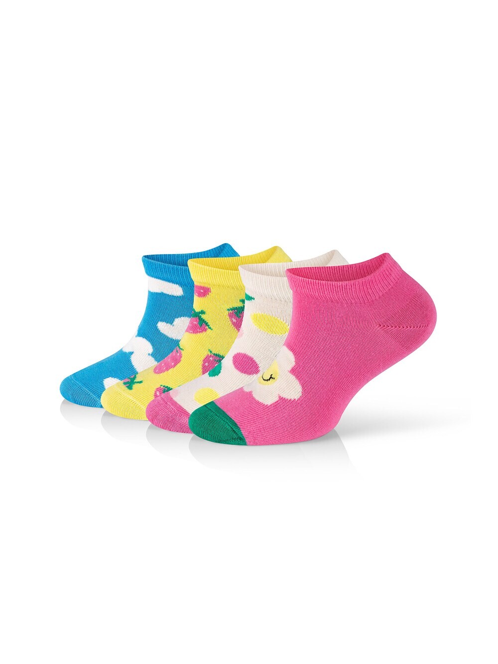 

Носки Happy Socks, синий/желтый/розовый