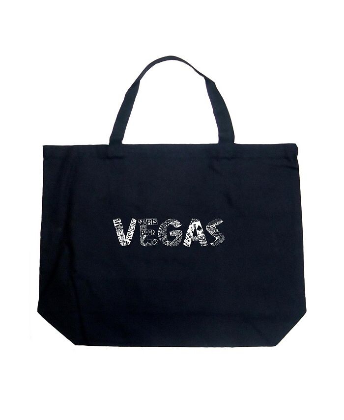 

Vegas — большая сумка-тоут Word Art LA Pop Art, черный