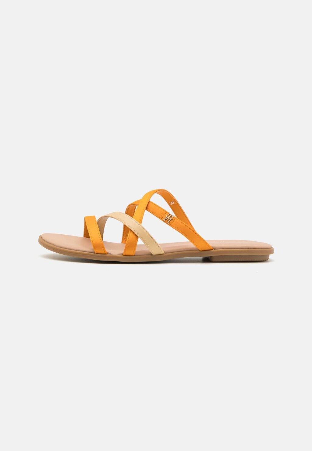 

Тапочки Strap Tommy Hilfiger, цвет rich ochre