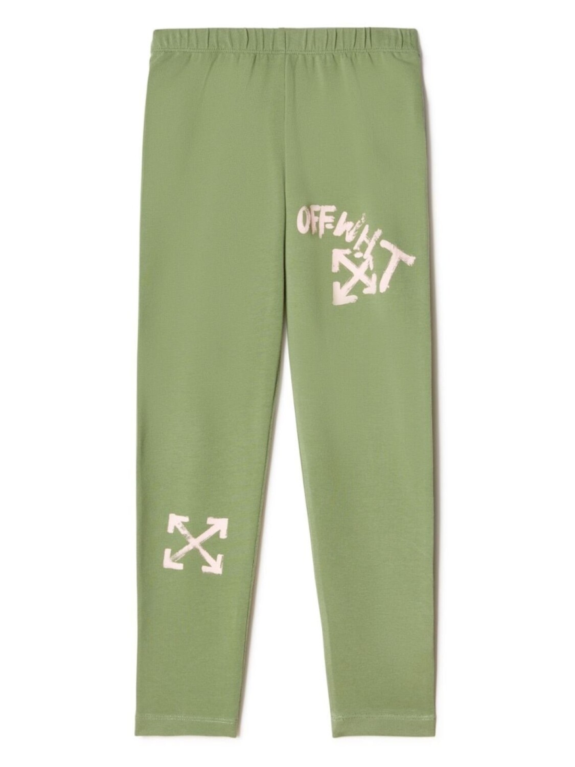 

Off-White Kids худи с принтом Paint Script, зеленый