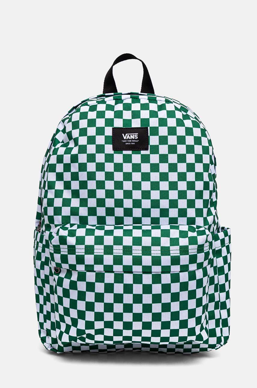 

Детский рюкзак Vans OLD SKOOL GROM CHECK BACKPACK, зеленый