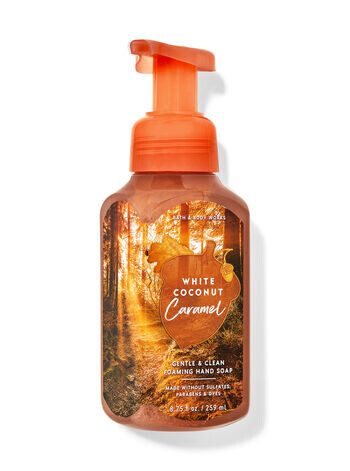 

Нежное пенящееся мыло для рук White Coconut Caramel, 8.75 fl oz / 259 mL, Bath and Body Works