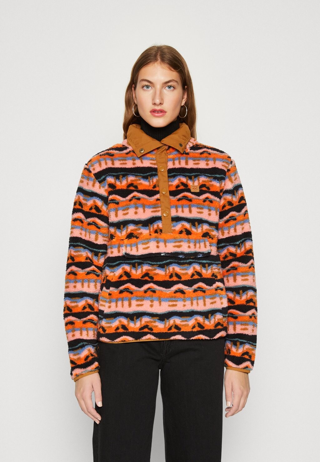 

Джемпер из флиса Billabong, мультиколор, Черный