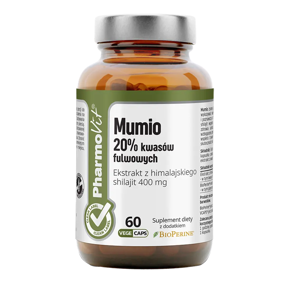 

Пищевая добавка Pharmovit Clean Label, 60 капсул/1 упаковка