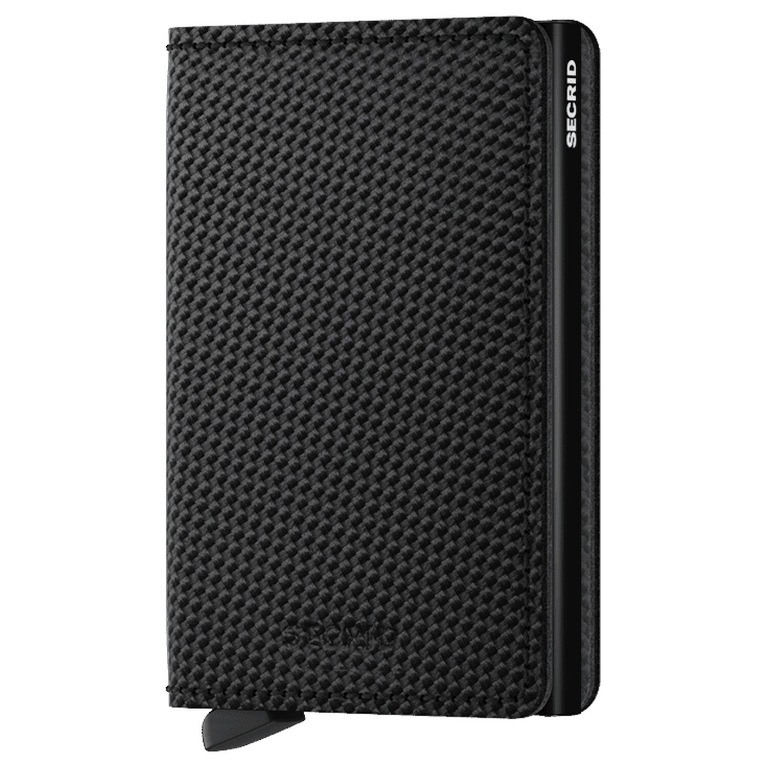 Кошелек Secrid Carbon Slim RFID 6.8 см, черный