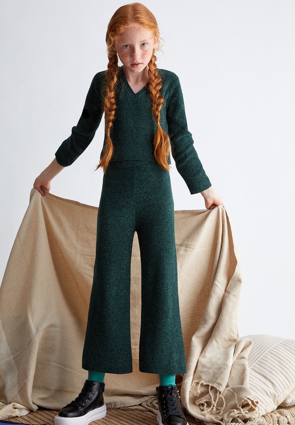 

Брюки Chenille Liu Jo Kids, зеленый