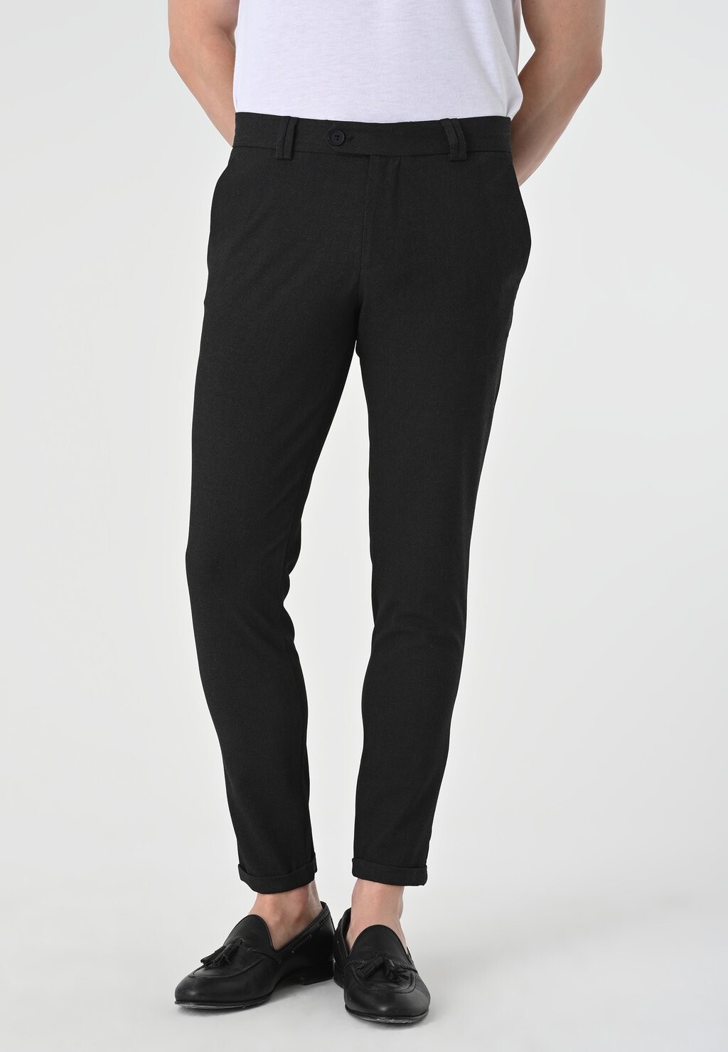 

Брюки Slim Fit And Accessory Detail Antioch, цвет smoked