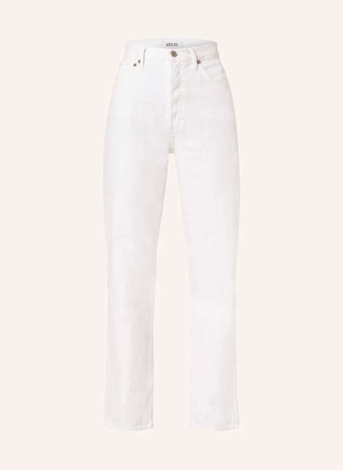 Прямые джинсы 90-х годов pinch waist Agolde, белый
