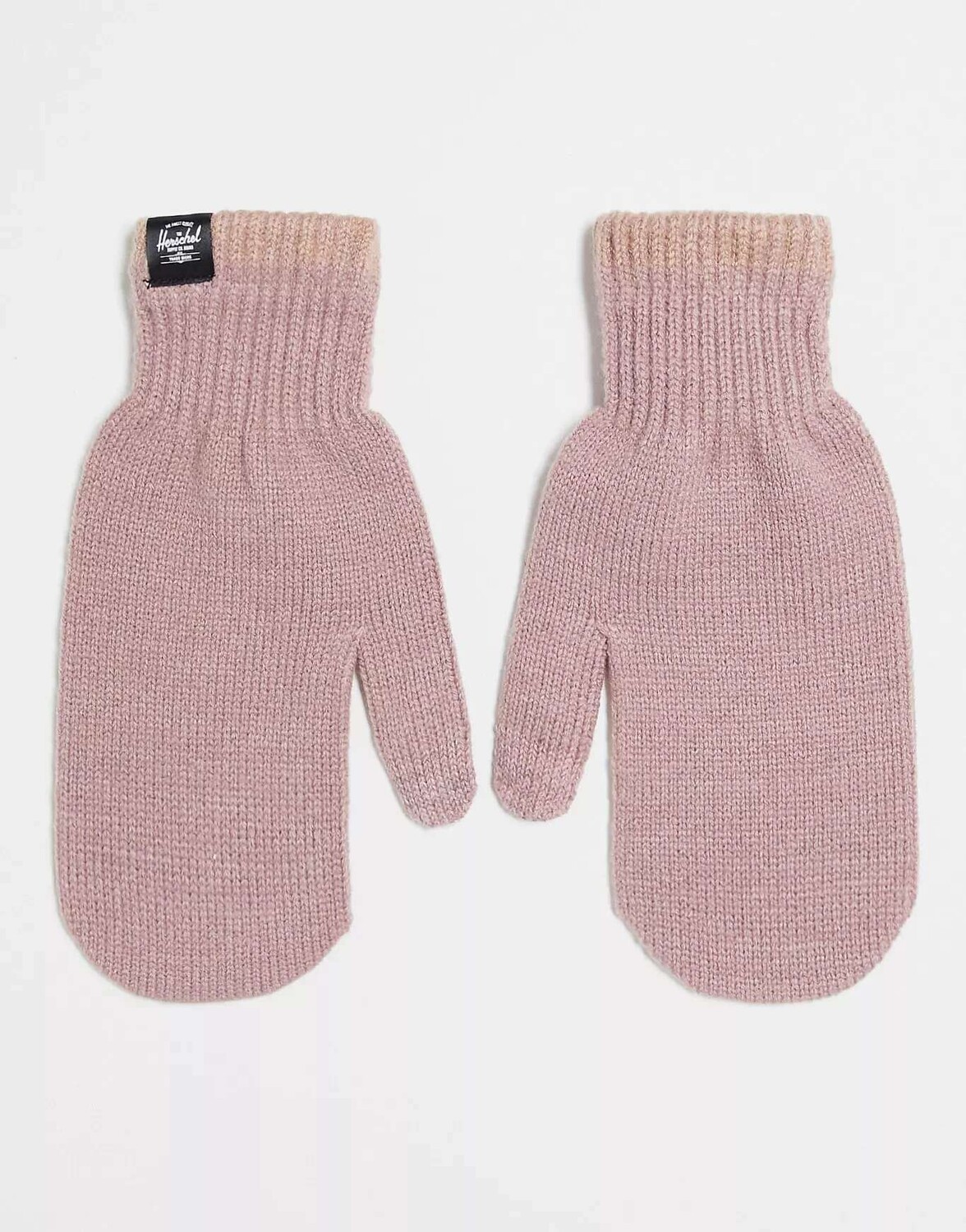 

Варежки в классическую полоску Herschel Supply Co. пепельно-розового цвета