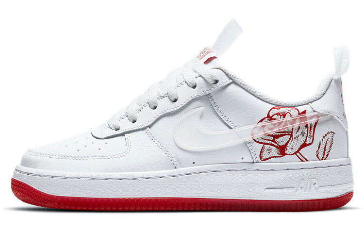 

Nike Air Force 1 Low GS, 'Bodega Plastic Bag', белый/красный (красный)