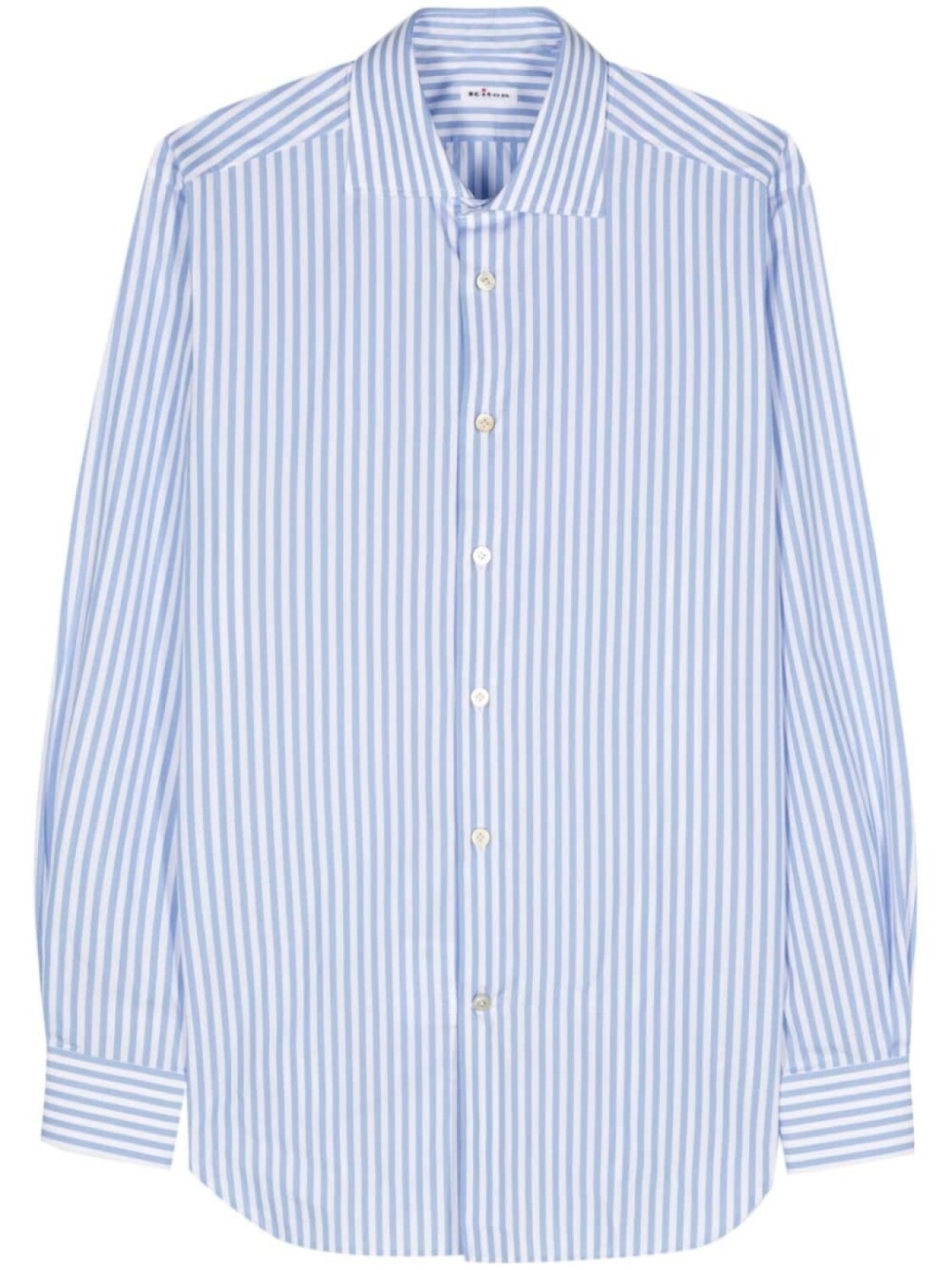 

Kiton полосатая рубашка с длинными рукавами, синий